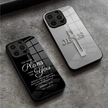 Christian Black and White iPhone Cases