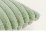 Grooved Plush Square Pillow Case