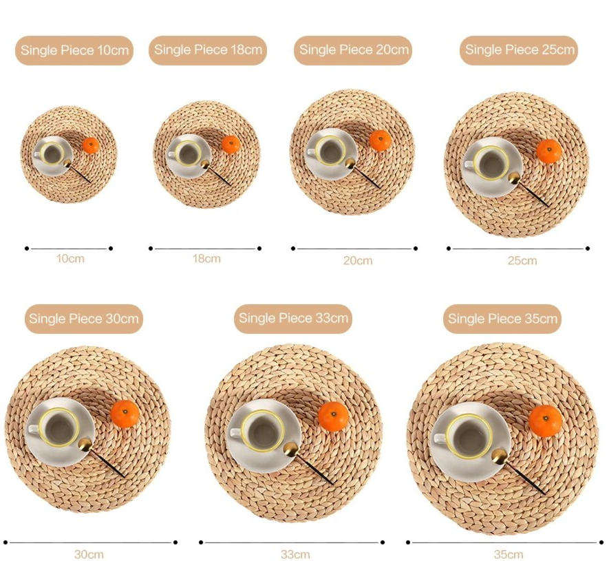 Woven Straw Placemats