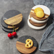 Marble Wood Stitching Coasters