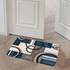 Abstract Blue Shade Floor Mat