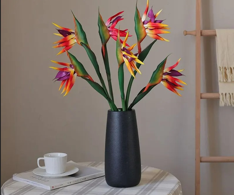 Artificial Strelitzia Birds of Paradise Stems (Set of 3)