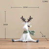 White Winter Reindeer Figurines