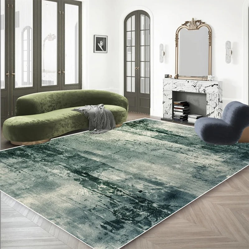 Verdura Abstract Green Rug