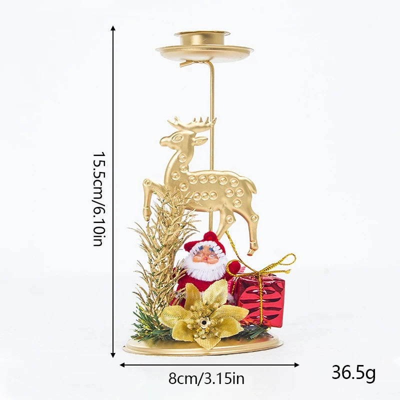 Christmas Themed Candle Holders