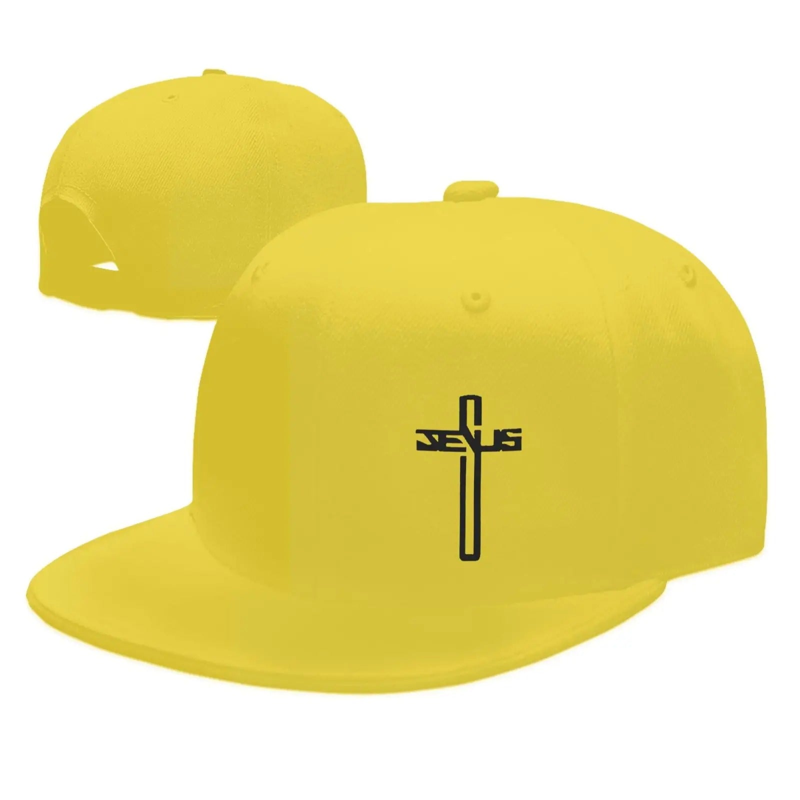 Jesus Embroidered Cross Snapback