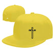 Jesus Embroidered Cross Snapback