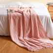 Textured Knit Throw Blanket