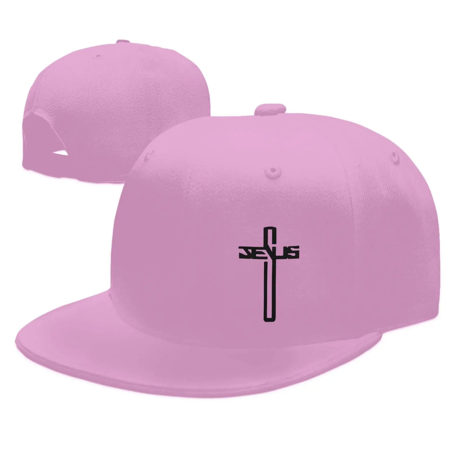 Jesus Embroidered Cross Snapback