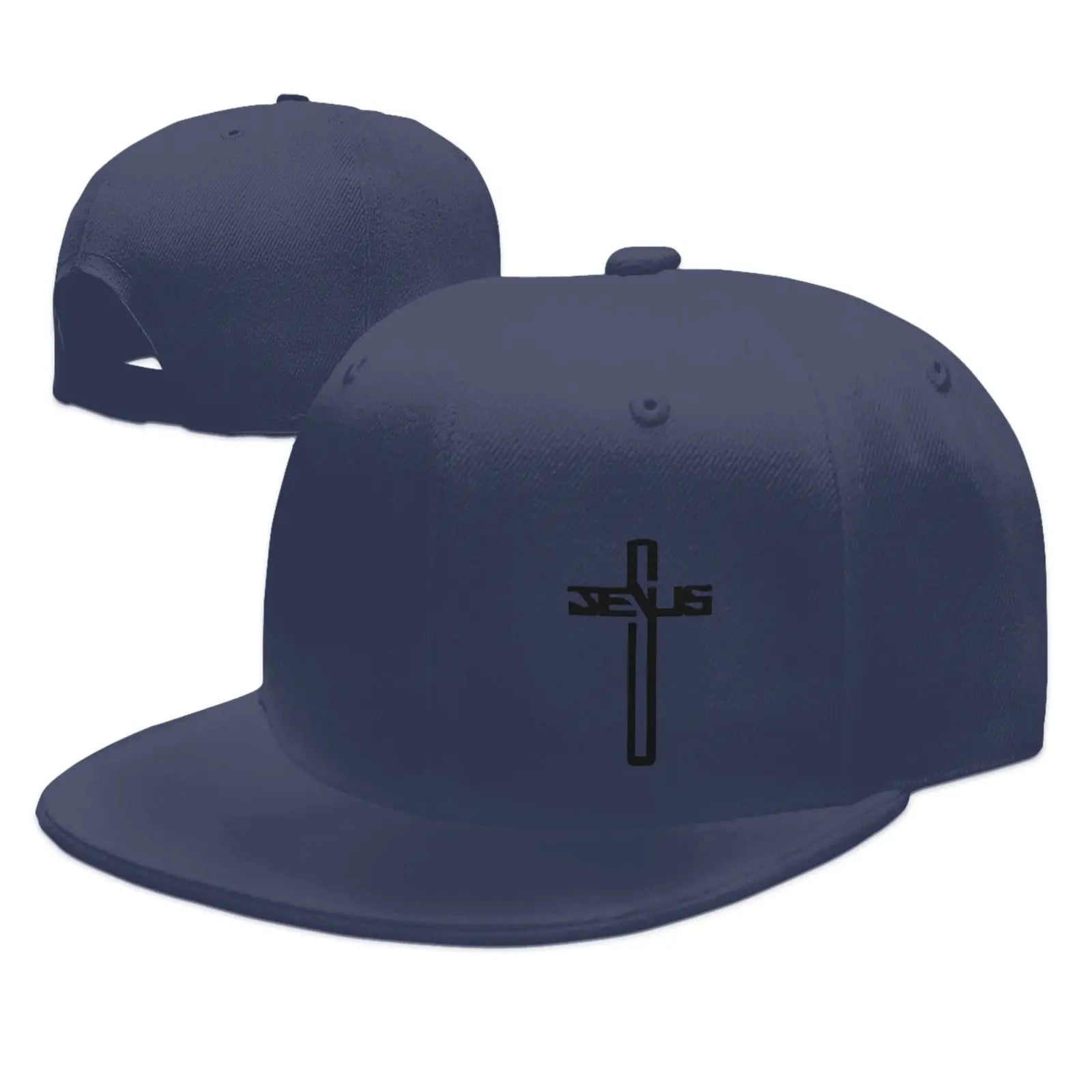 Jesus Embroidered Cross Snapback