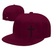 Jesus Embroidered Cross Snapback