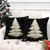 Christmas Tree Embroided Cushion Cover