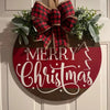 Merry Christmas Wooden Hanging Sign