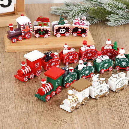 Holiday Express Christmas Wooden Train Decoration