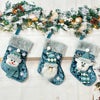 Winter Blue Christmas Stockings