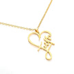 Faith Heart Stainless Steel Necklace