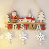Rustic Wooden Christmas Hanging Ornaments
