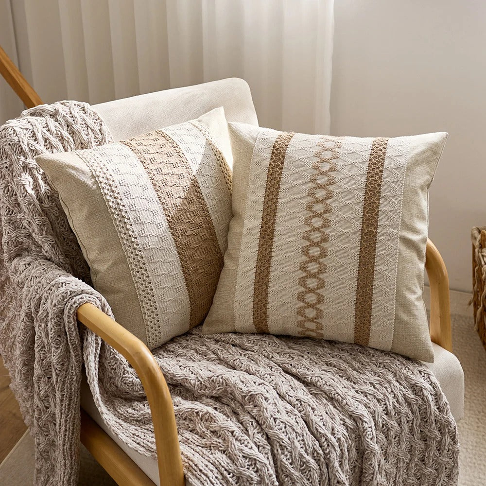 Solara Macramé Boho Cushion Cover