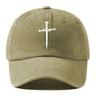 Cross Nails Washed Baseball Cap
