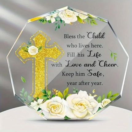 Bless this Child Acrylic Plaque