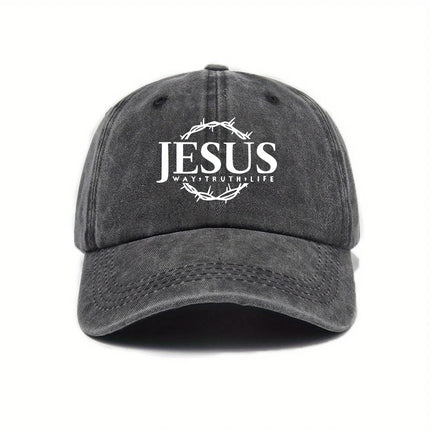 Jesus Crown of Thorns Adjustable Baseball Cap