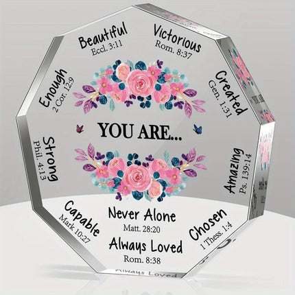 Graceful Love in Faith Acrylic Plaque