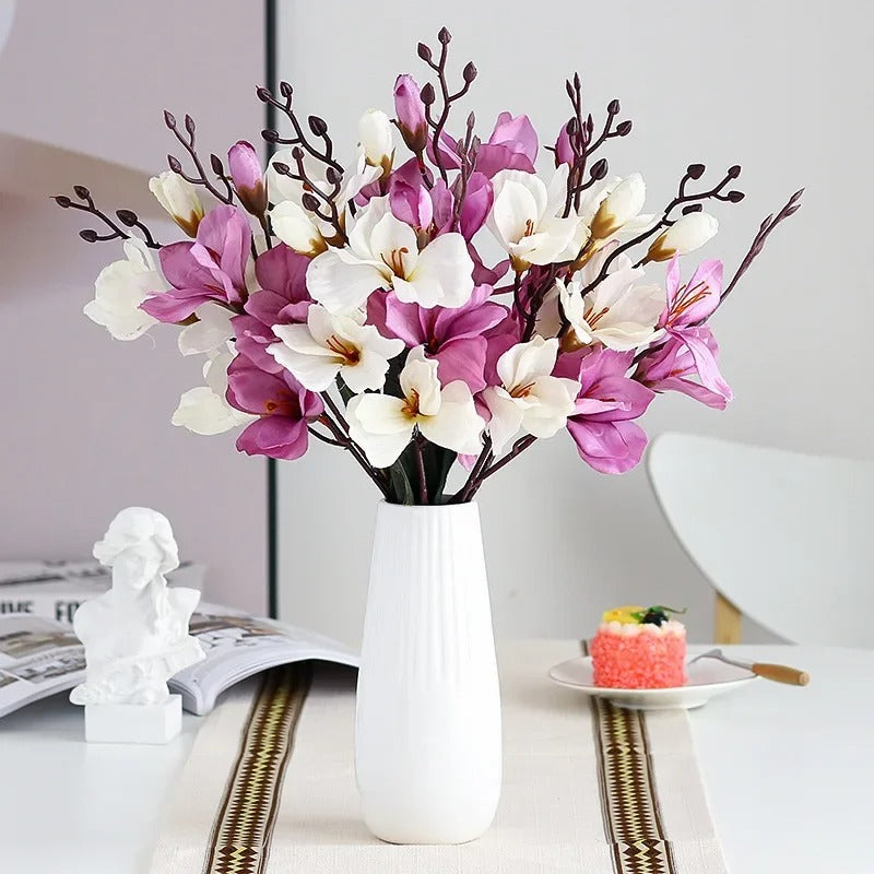 Artificial Magnolia Flower Bouquet