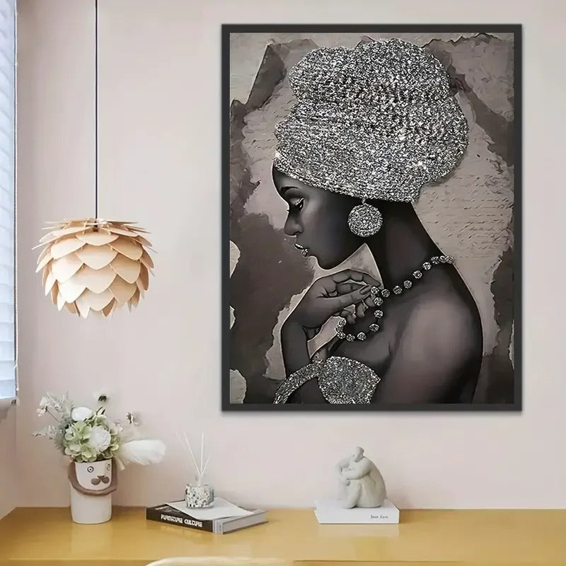 Serenity Silhouette African Canvas Art