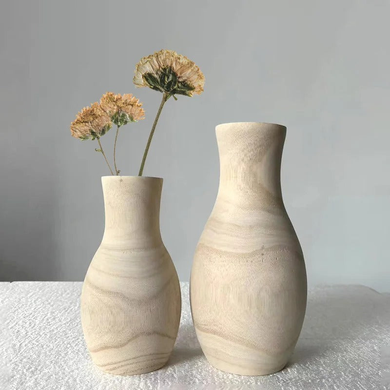 Serenity Wood Grained Vase