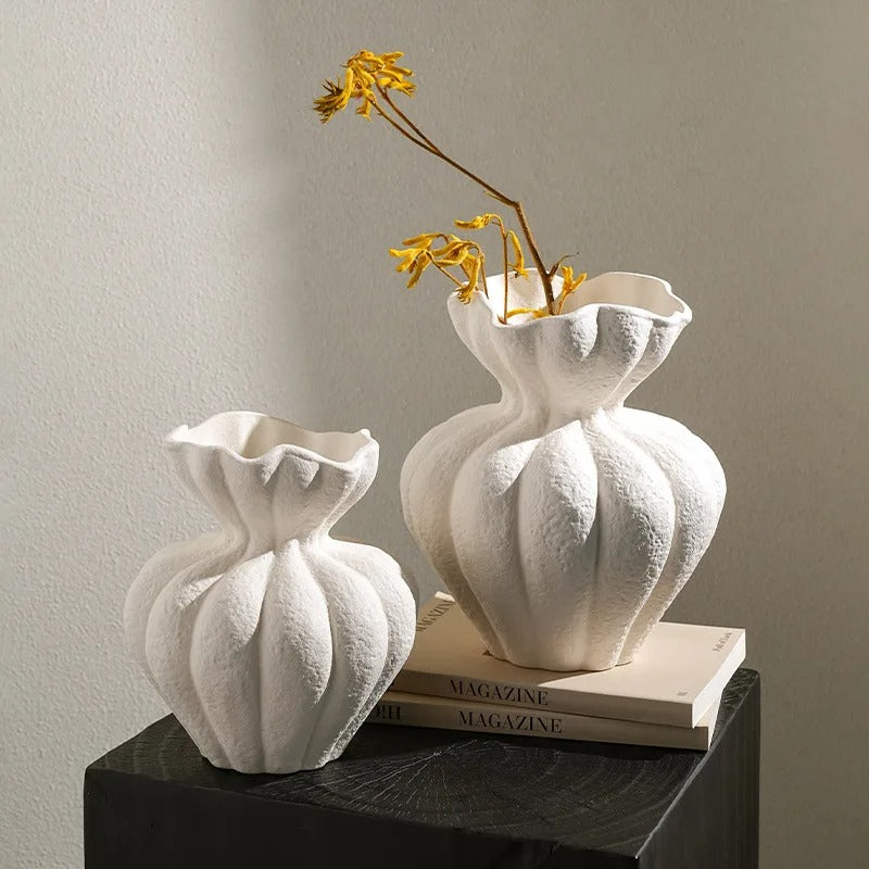 French Bloom Textured Vase