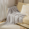 Textured Knit Throw Blanket