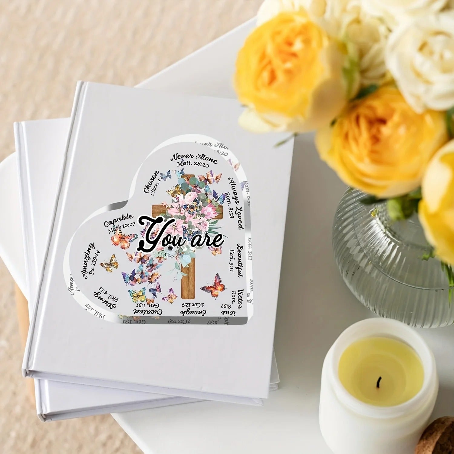 You Are... Cross Acrylic Plaque