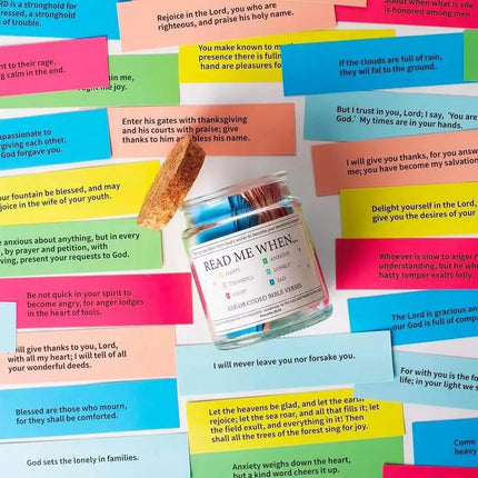 Bible Scripture Cards Jar