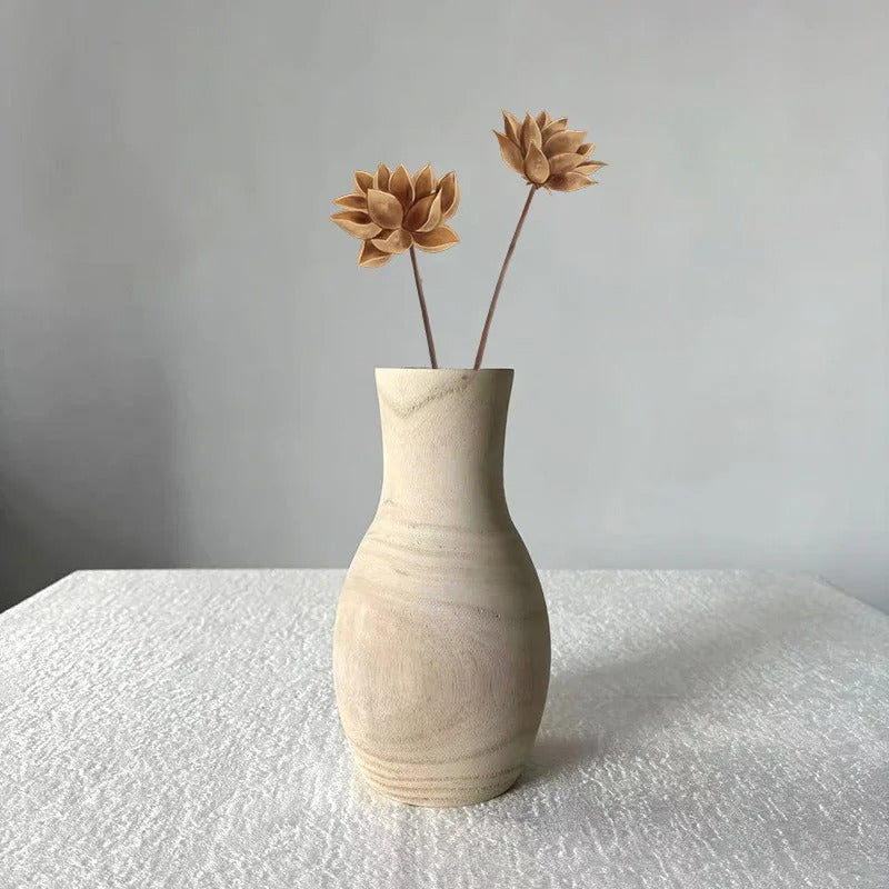 Serenity Wood Grained Vase