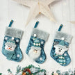 Winter Blue Christmas Stockings