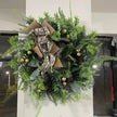 Pine & Bells Garland Christmas Wreath