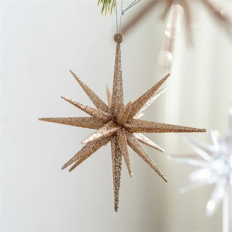 Sparkling Star Christmas Tree Ornament