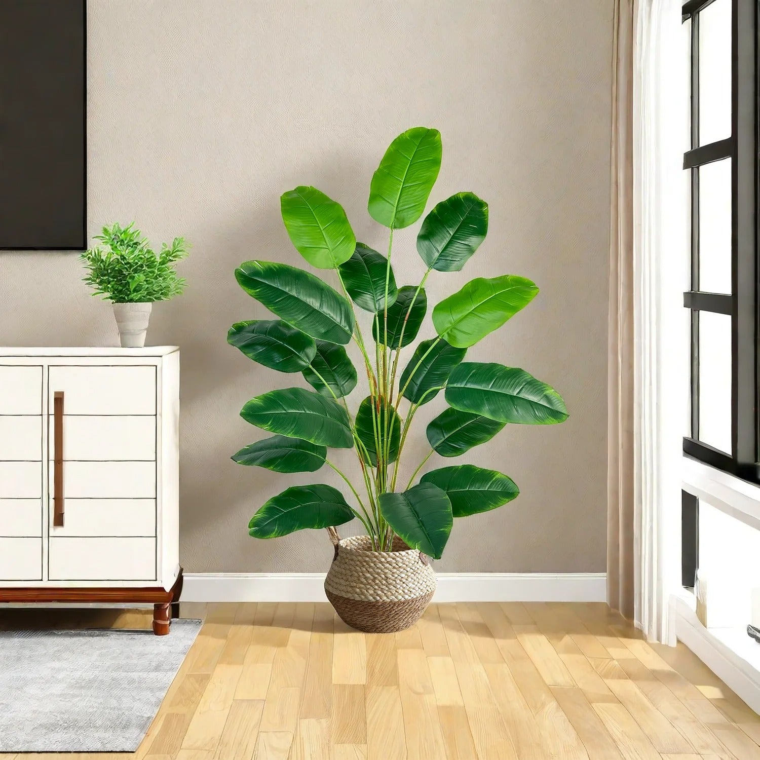 Artificial Tropical Tall Leaf Plants