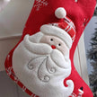 Christmas Icons Embroided Stocking