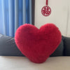 Luxe Heart Faux Fur Cushion