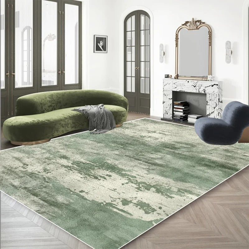 Verdura Abstract Green Rug