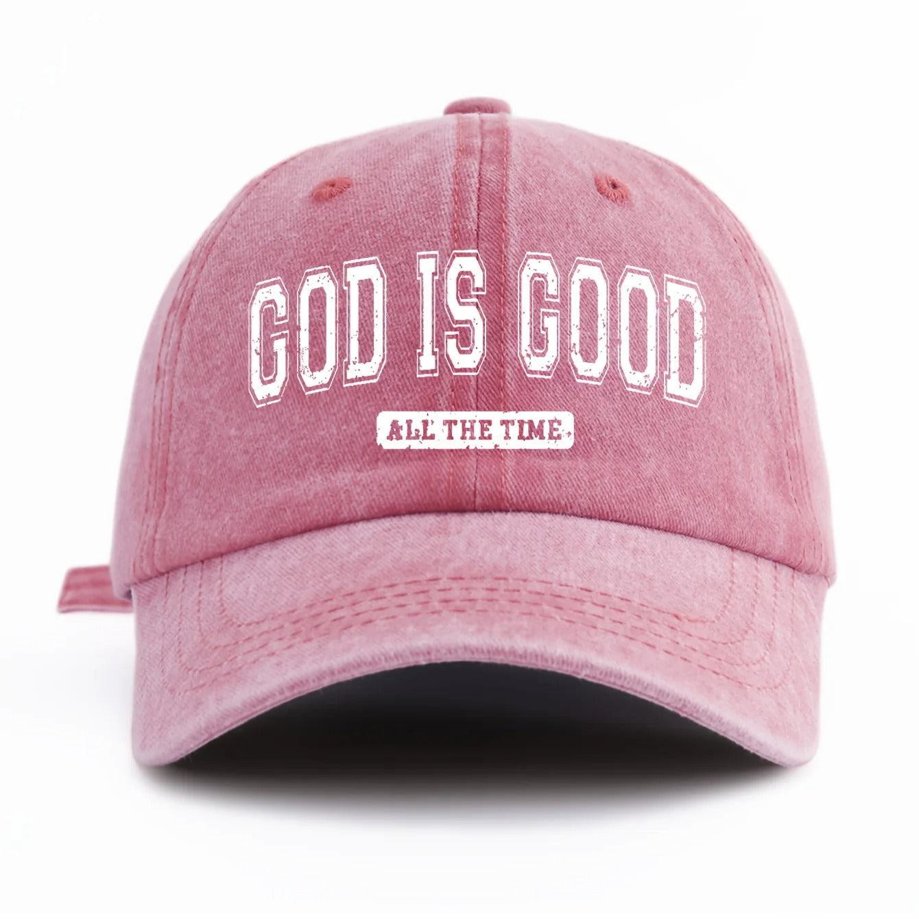 God Is Good Washed Baseball Cap