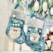 Winter Blue Christmas Stockings