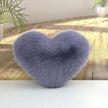 Luxe Heart Faux Fur Cushion