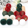 Velvet Ball Christmas Tree Ornaments (Set of 6)