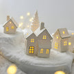 Glowing Christmas Snow Houses