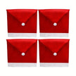 Santa Clause Hat Chair Covers Set of 4