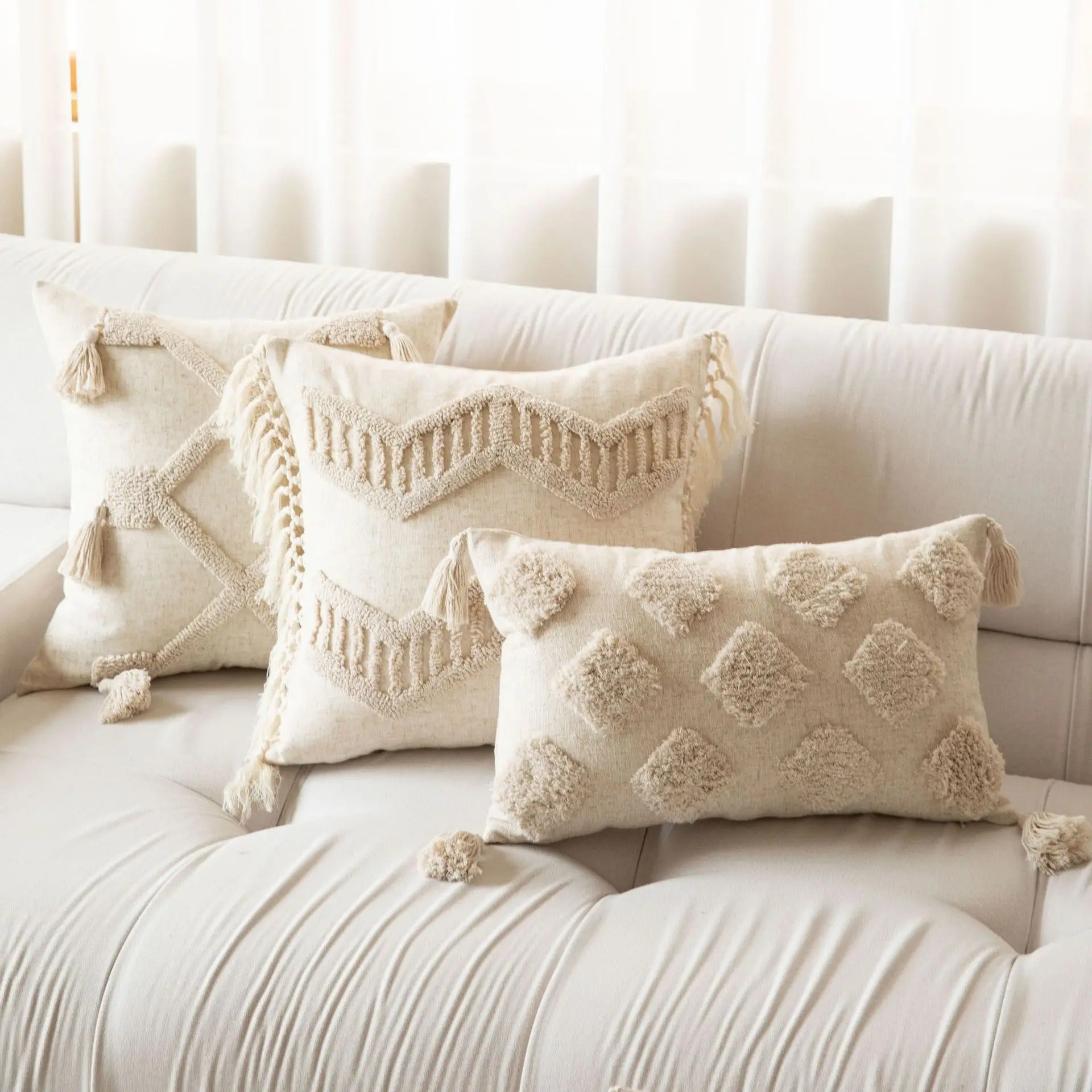 Sahara Stripes Boho Cushion Cover