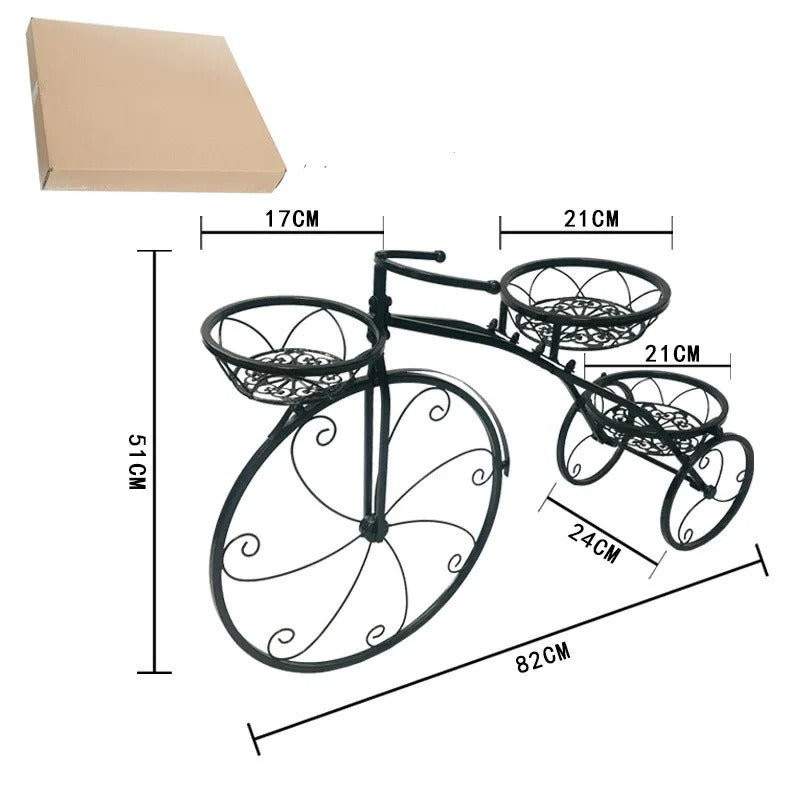 European Bicycle Pot Plant Display