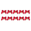 10-Piece Bowknot Bell Christmas Gift Bows